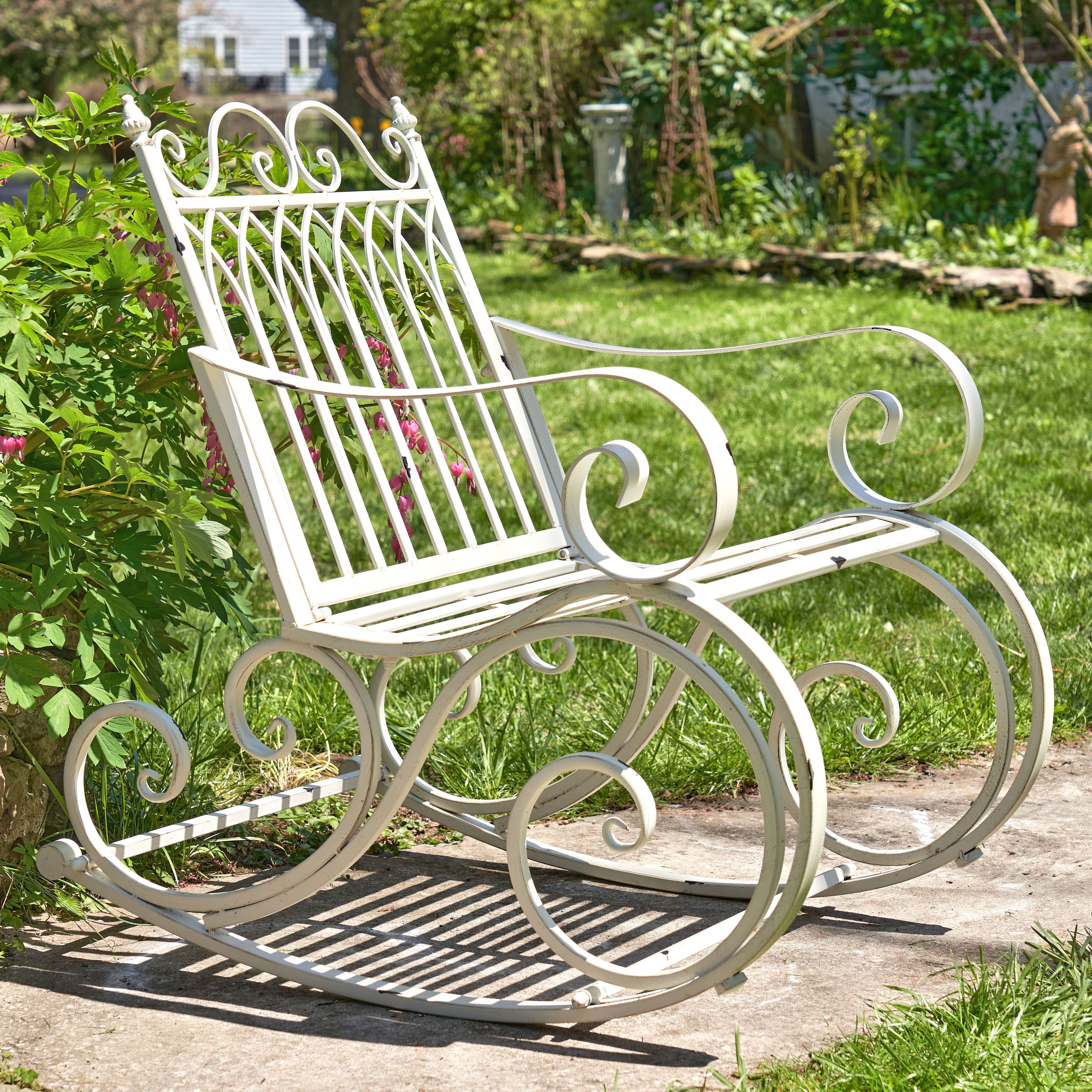 Zaer Ltd. International - Wholesale Bench - Iron Rocking Garden Furniture "Tatiana" Collection- 4 Option20