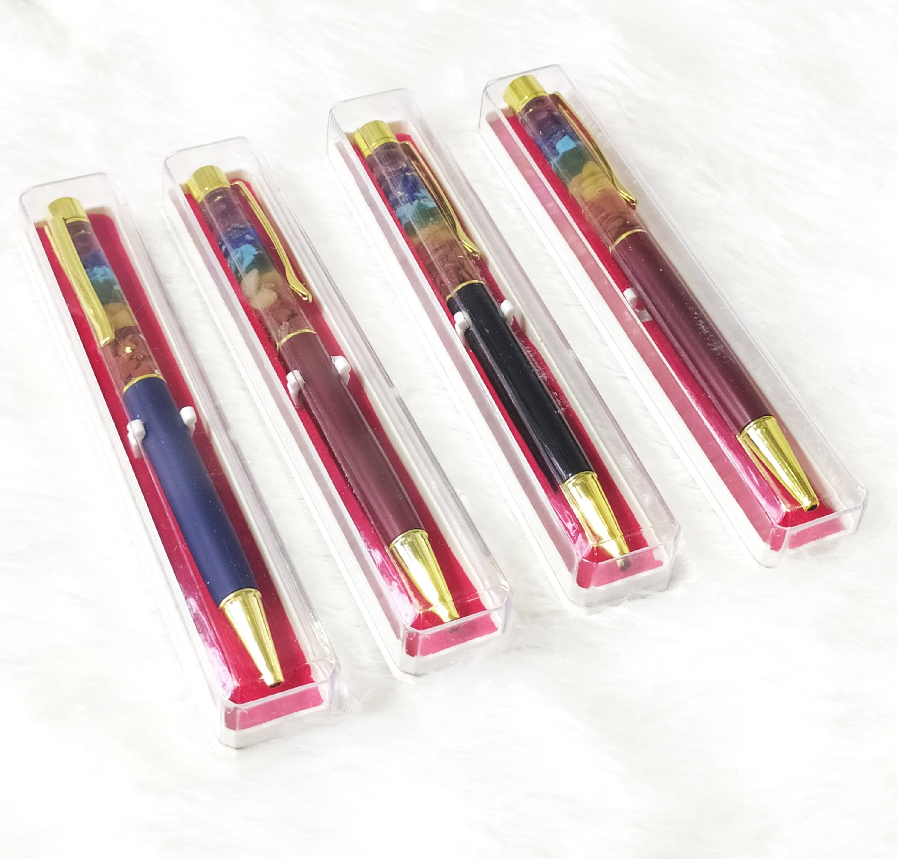 Soothing Crystals - Vente Stylos - Stylo Cristal 7 Chakras | Stylo de Manifestation et de Guérison5