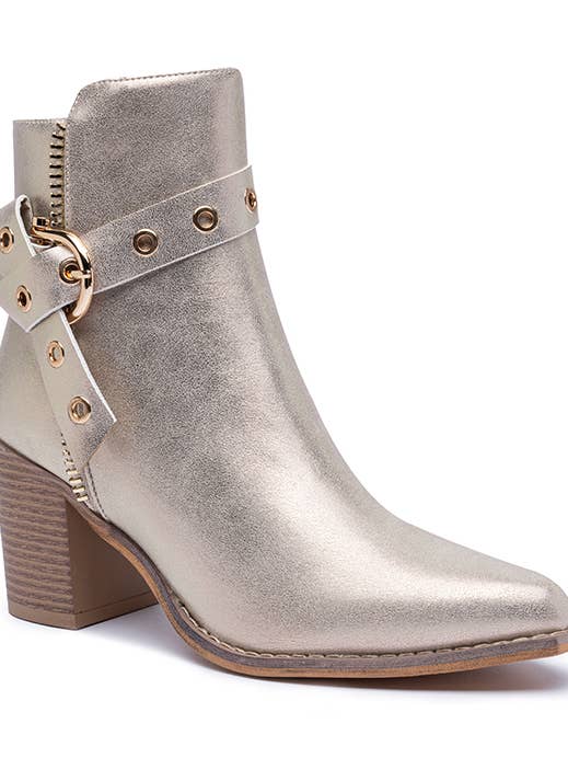 Stövletter i konstläder med bälte för wholesale av LADY GLORY