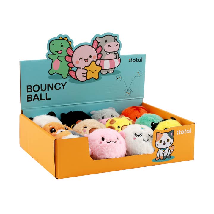 Assorted Bouncy Balls - Display 12 Pcs for wholesale by I-Total, I-Drink