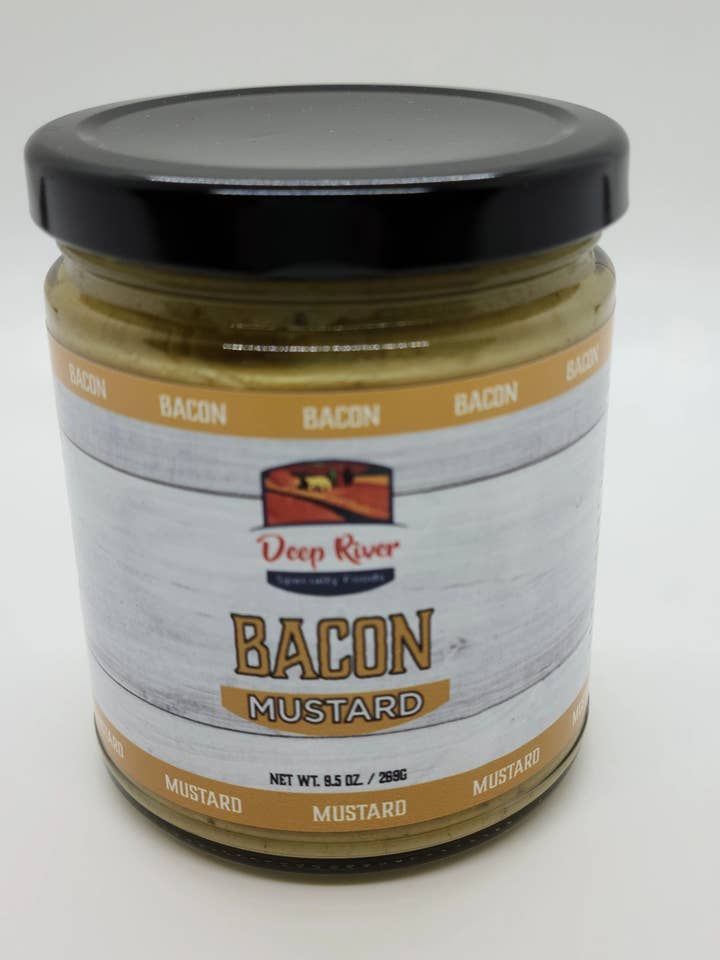 Moutarde au bacon pour la vente par Deep River Specialty Foods, LLC