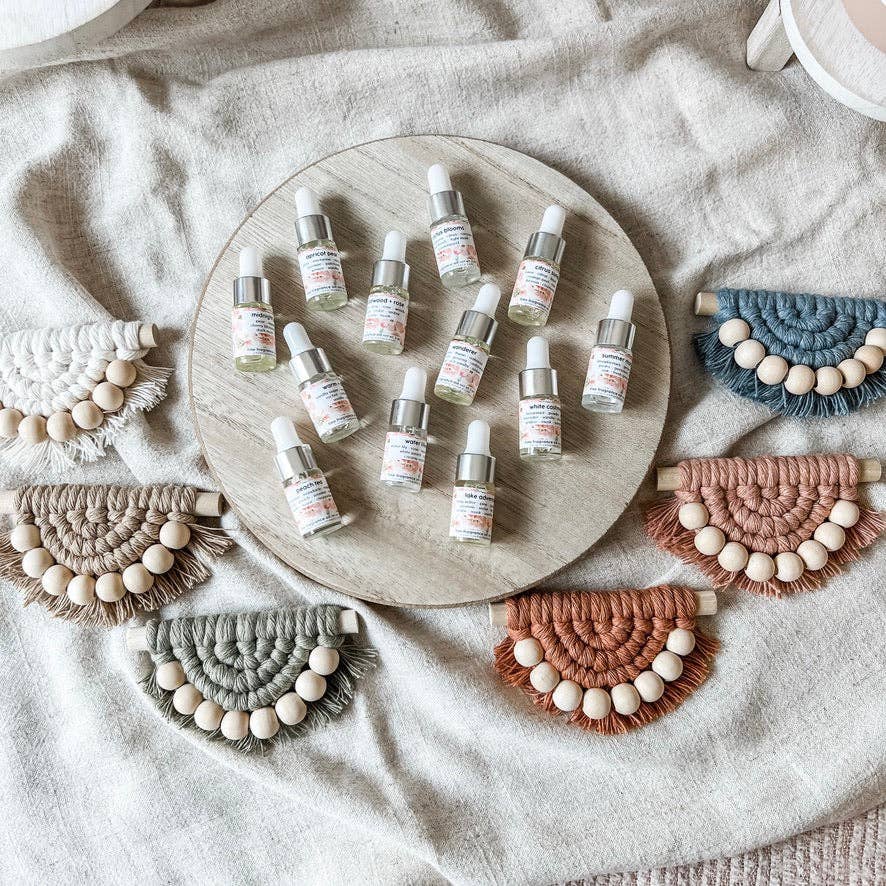 Collective Harmony Co - Wholesale Car Freshener - Women's - boho car vent clip diffuser | macrame car diffuser9