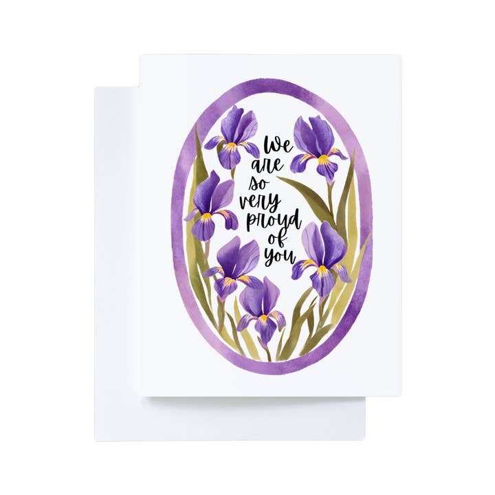 Sweet Graduation Card From Parents To Child for wholesale by Cryptic Paper Co.