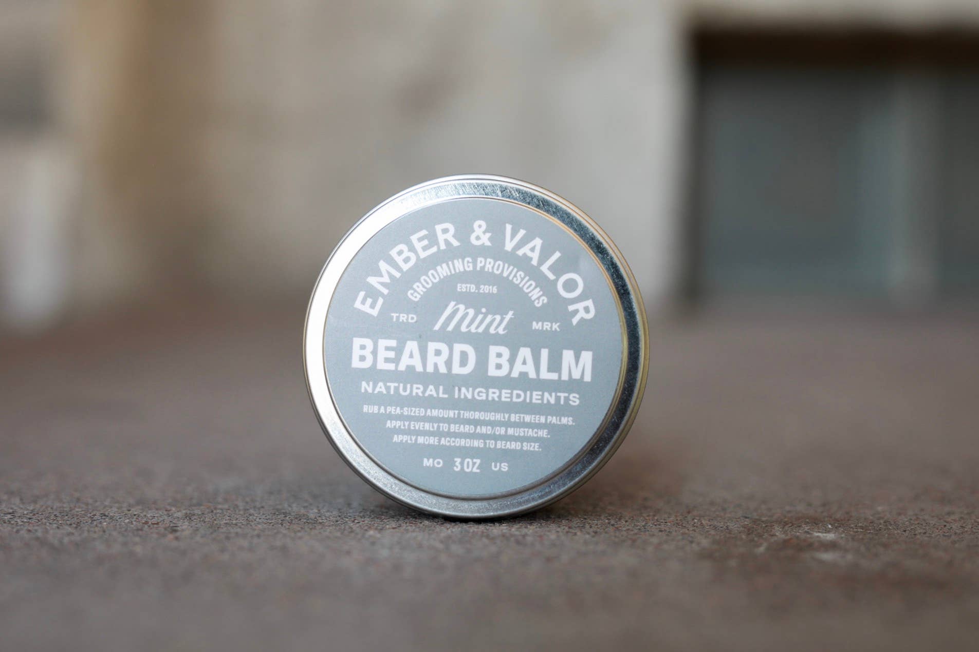 Ember & Valor - Wholesale Beard Styling Product - Mint Beard Balm0