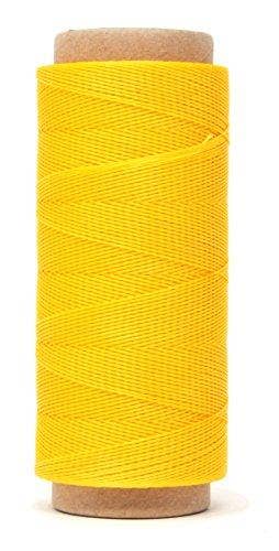 Mandala Crafts – wholesale Hantverkstillbehör – Rund vaxad tråd för läder sömnad - läder tråd vax sträng Polyester sladd för läder hantverk sömnad Bokbindning av Mandala hantverk13