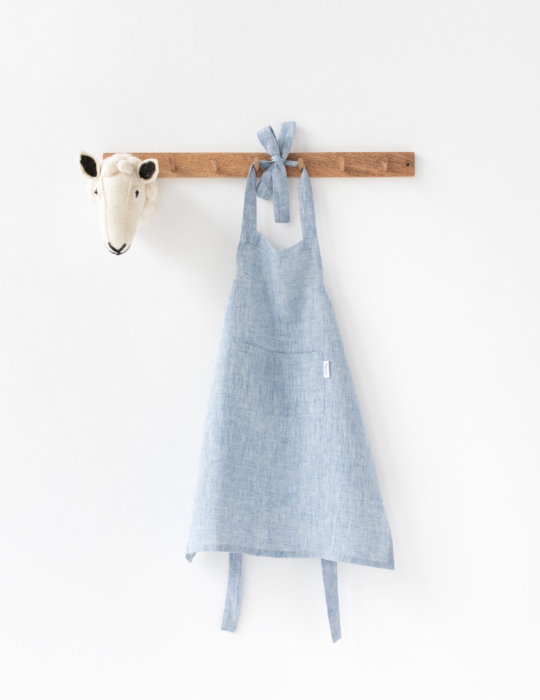MagicLinen (We handle U.S. import procedures for you) - Wholesale Apron - Kids - Linen apron for kids in various colors0