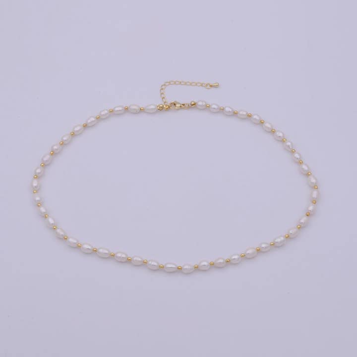 Freshwater Pearl Choker Necklace | Small Dainty Pearl Necklace 16.5 inch + 2 inch extender and other Purchase Wholesale sterling silver chokers. Free Returns & Net 60 Terms on Faire trending on Faire.