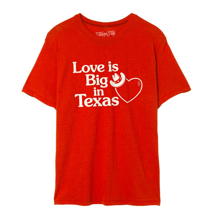 T-shirt L'amour est grand au Texas pour la vente par NORMAN ROSCOE