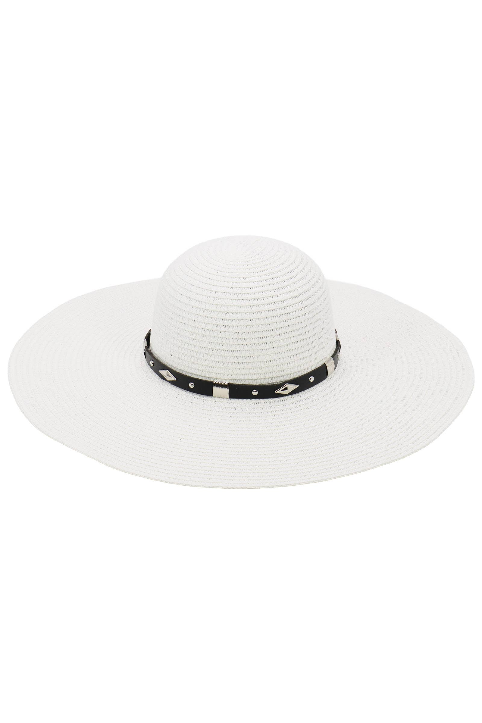 Cap Zone – wholesale Stråhatt – Dam – Diamant Concho Bälte Floppy Stråsolhatt14