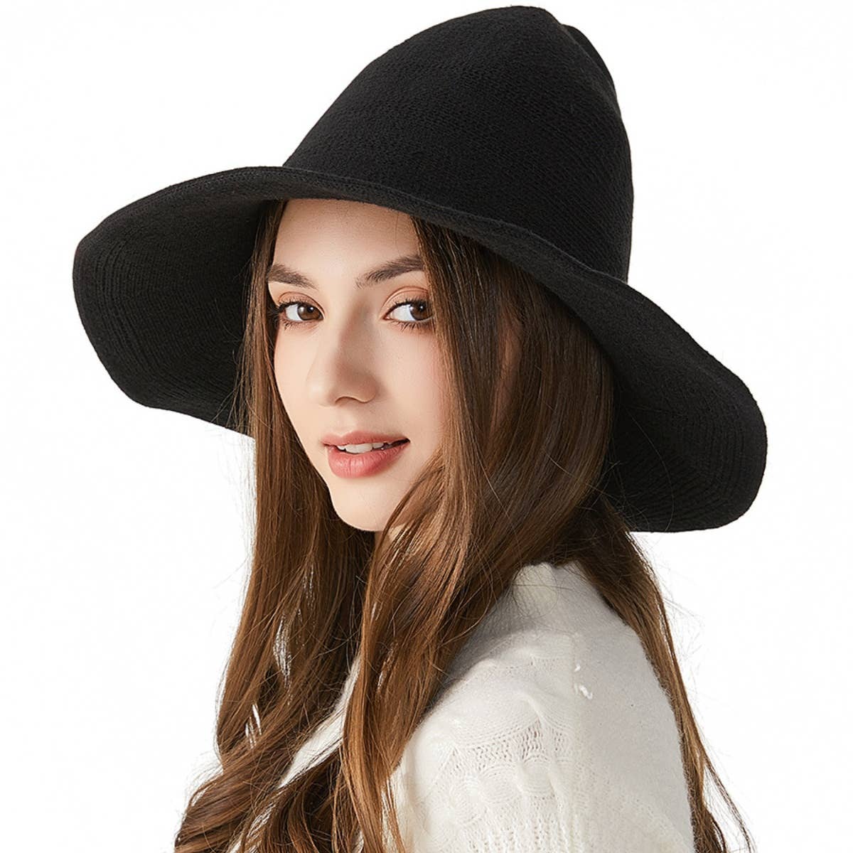 NINEXIS - Wholesale Hat Accessory - Women's - CWAH2206_WINTER FASHION HALLOWEEN WOOL WITCH HAT7