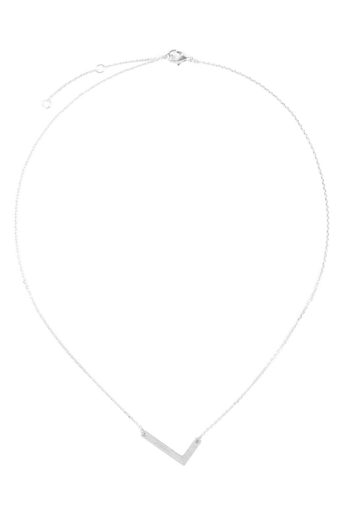 MYS Wholesale Inc - Wholesale Pendant/Charm Necklace - Initial Rough Finish Chain Necklace11