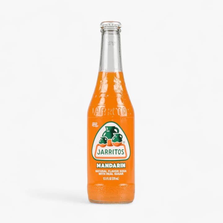 Jarritos Mandarina Glass 12/12.5Oz for wholesale by L&F Universal Goods