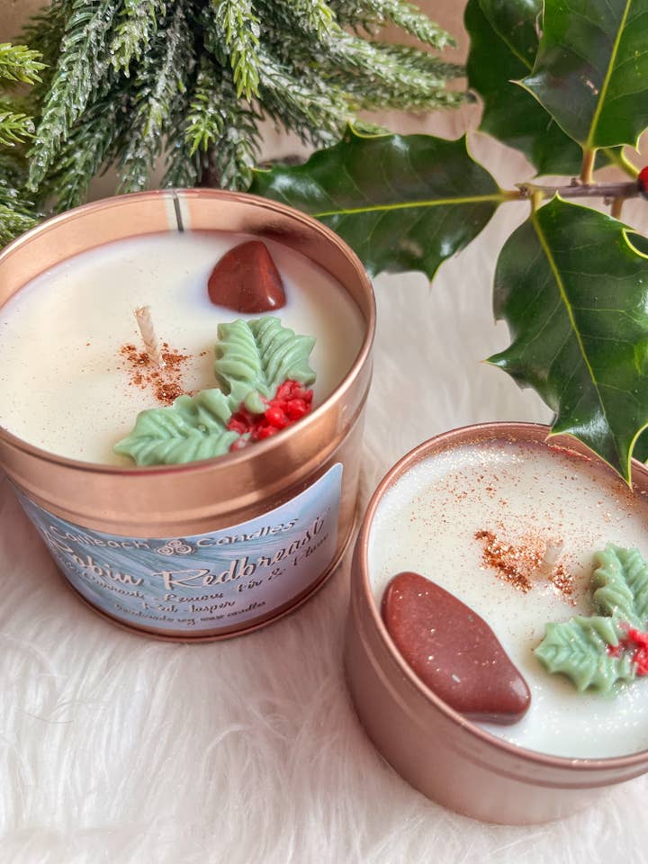 Robin Redbreast for wholesale by CailleachCandles