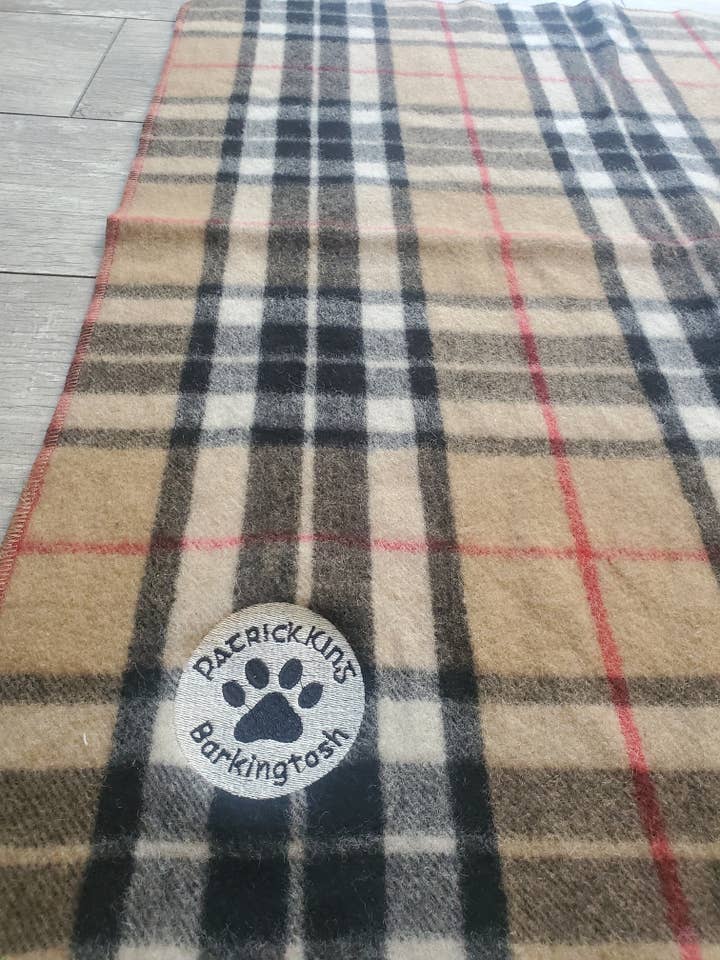 Thompson Camel Dog Blanket large/Xlarge for wholesale by Patrick King Woollen Company