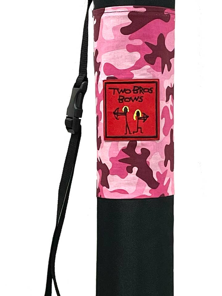 Pink Camo Quiver Bag for wholesale by Two Bros Bows