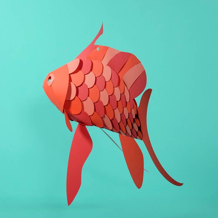 Today is Art Day - Wholesale DIY Craft Kit - Swallow Sea Perch - Fish 3D Paper Figure by Plego6