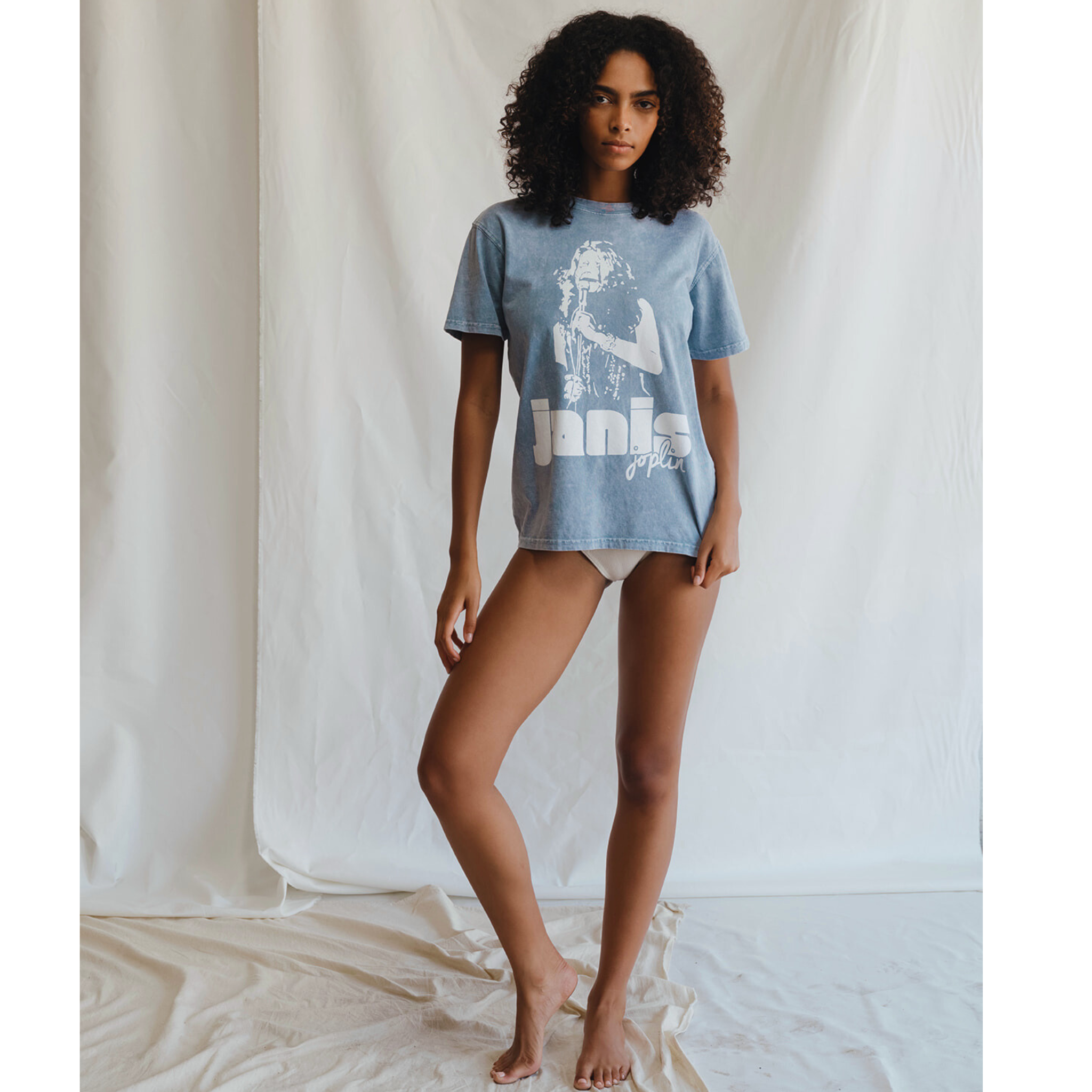 People Of Leisure - Wholesale Screen Printed T-Shirt - Women's - Janis Joplin Cry Baby Tee1