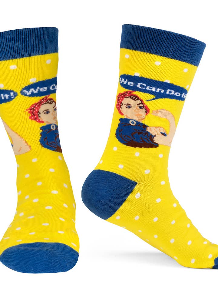 Rosie The Riveter Socks for wholesale by Lavley
