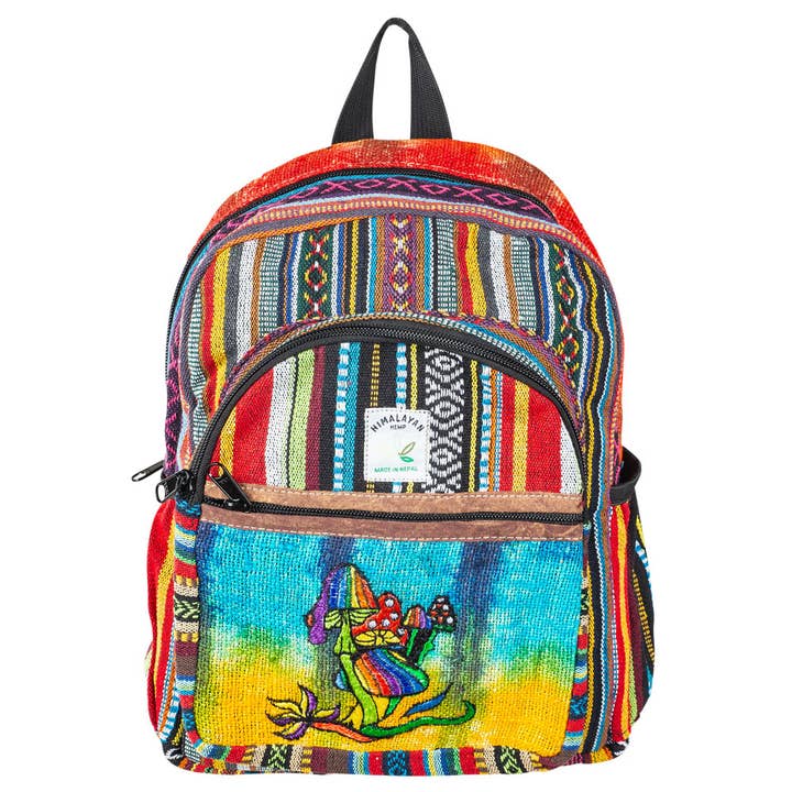 Benjamin International – wholesale Ryggsäck - Dam – HAMPA MINI RYGGSÄCK MED REGNBÅGE OCH SVAMP