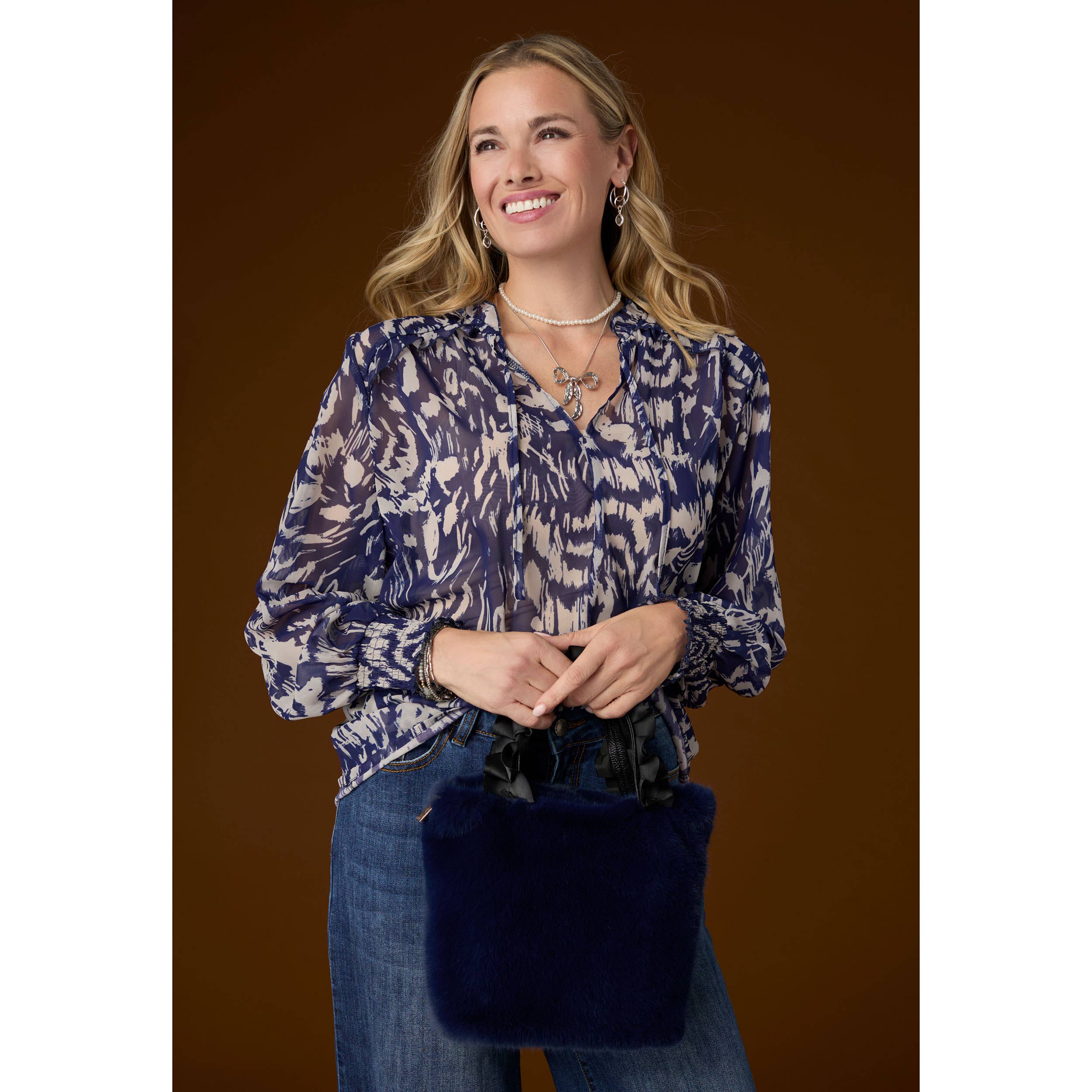 COCO + CARMEN - Wholesale Wallet - Women's - Larsa Faux Fur Wristlet7