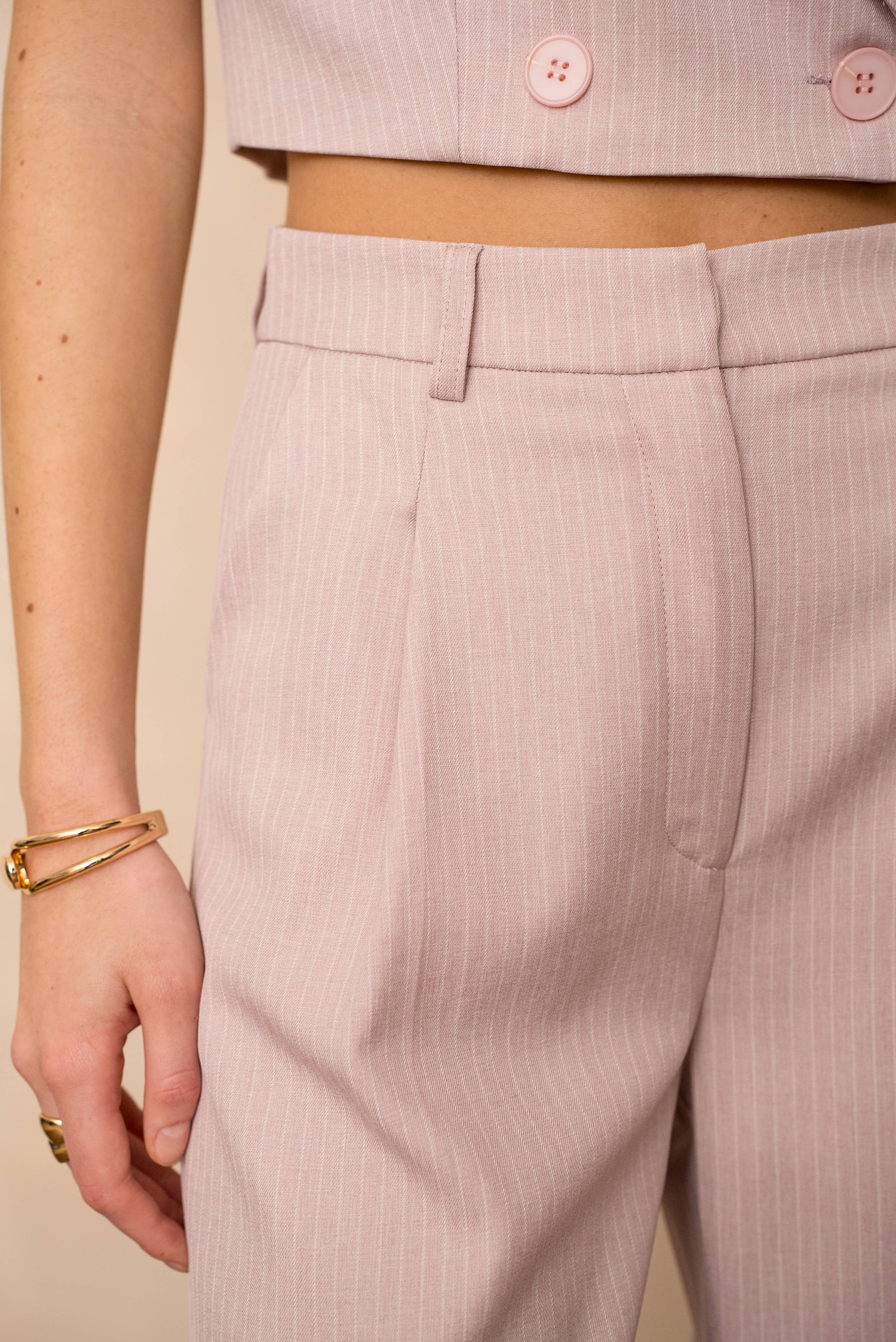 LULUMARY - Wholesale Pants - Women's - Striped pants P98136