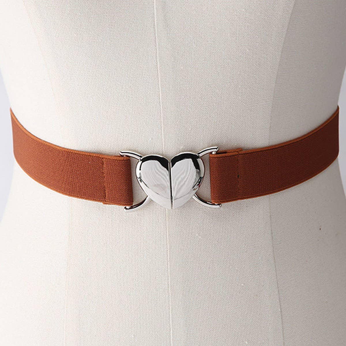 NINEXIS - Wholesale Belt - Women's - CWABE0562_LOVE BUCKLE ELASTIC BELT3
