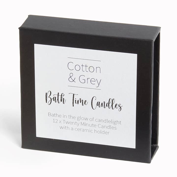 Bath Time Candles for wholesale by Cotton & Grey