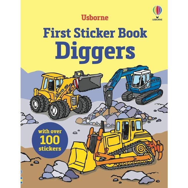 First Sticker Book Diggers : Usborne for wholesale by HarperCollins