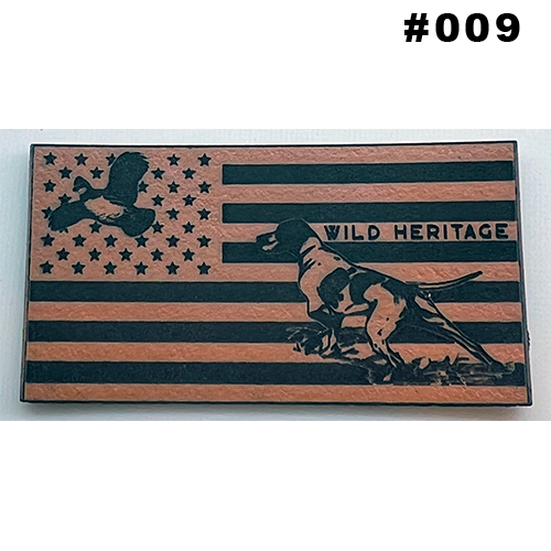 Wild Heritage Apparel - Venta al por mayor Accesorio para sombrero - Hombre - Parche de sombrero de cuero grabado personalizado7