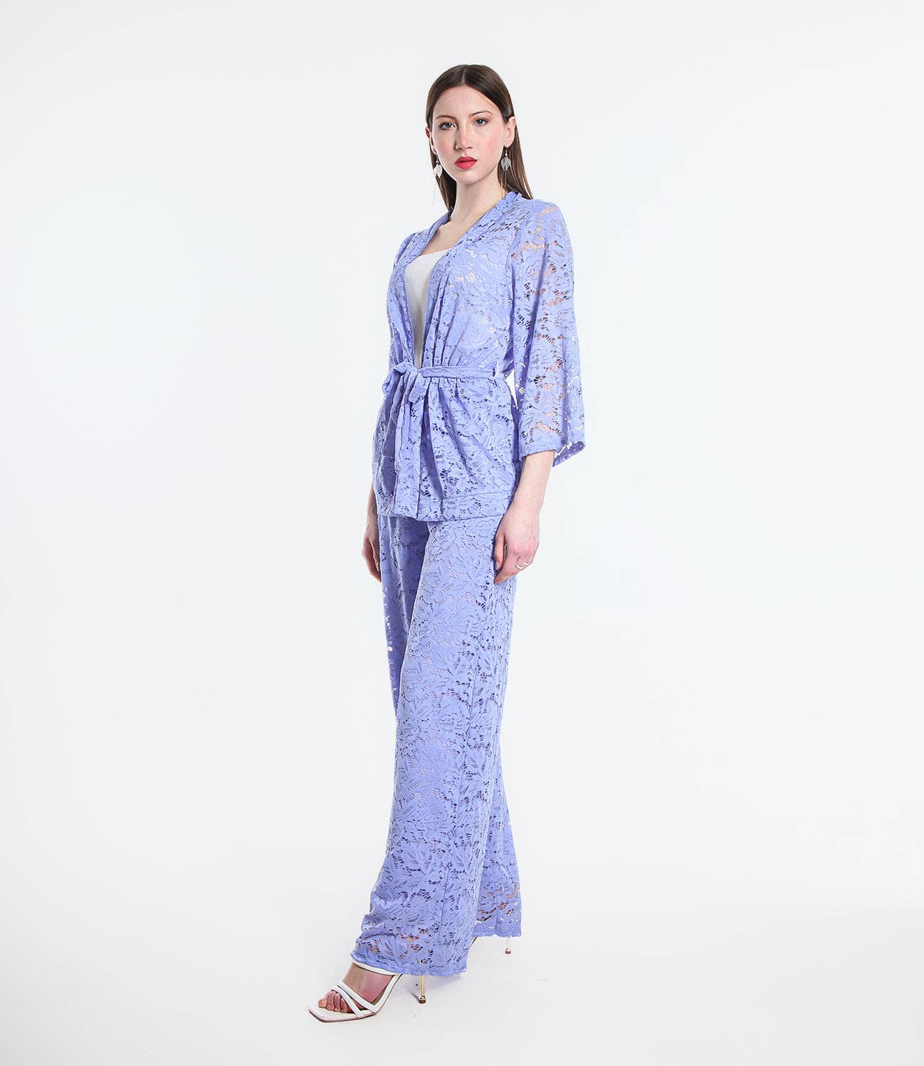 modáh - Vente Kimono – femme - Kimono à ceinture à la taille15