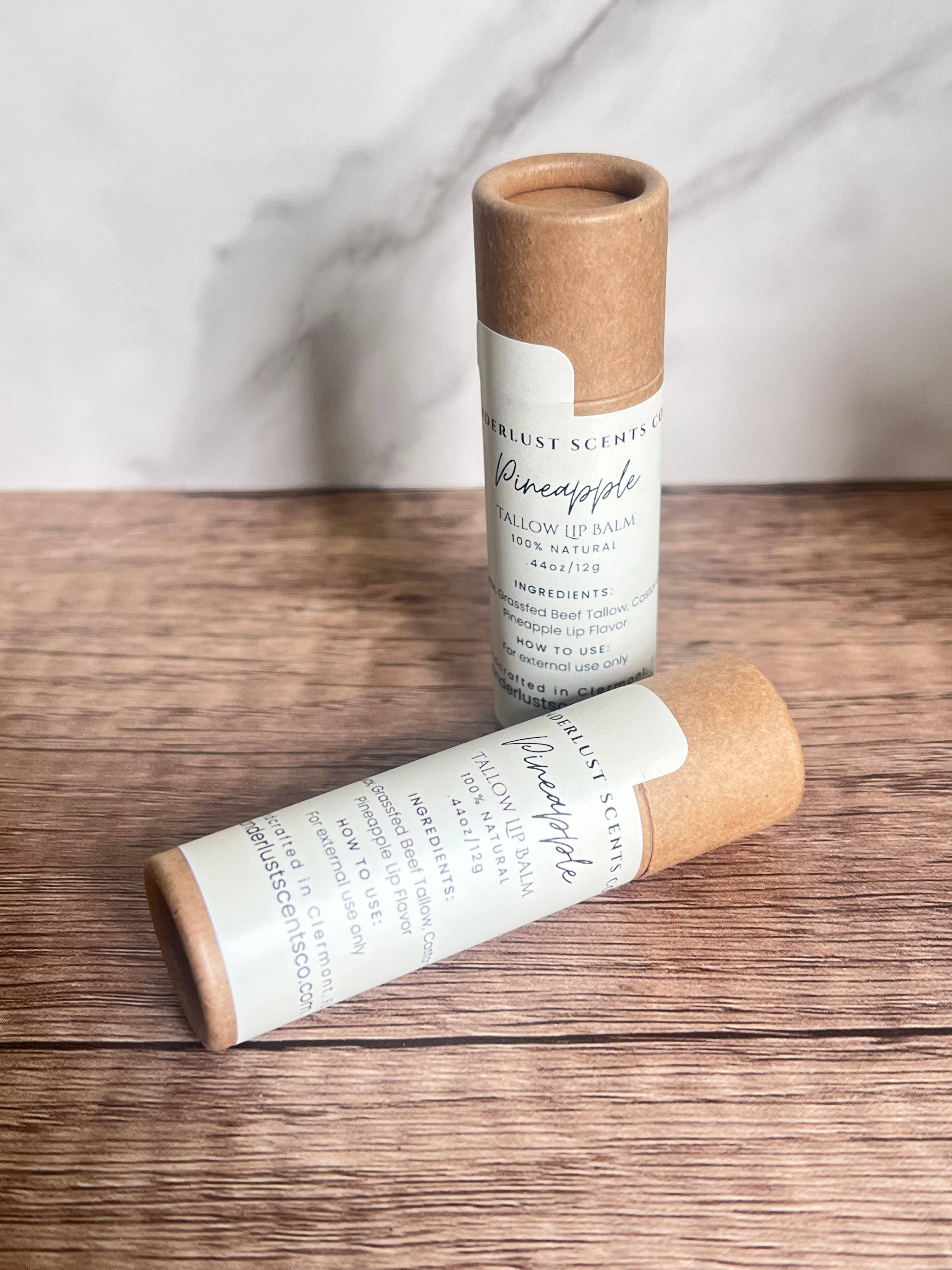 Wanderlust Scents Co. - Wholesale Lip Balm - Moisturizing Grass Fed Tallow Lip Balm Multiple Scents8