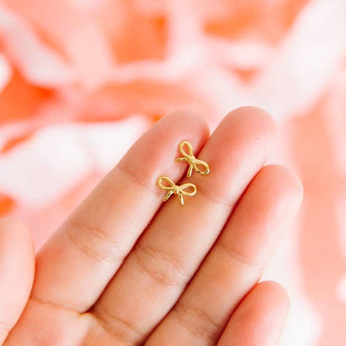 Pip Pop Post - Wholesale Stud/Post Earrings - Bow3