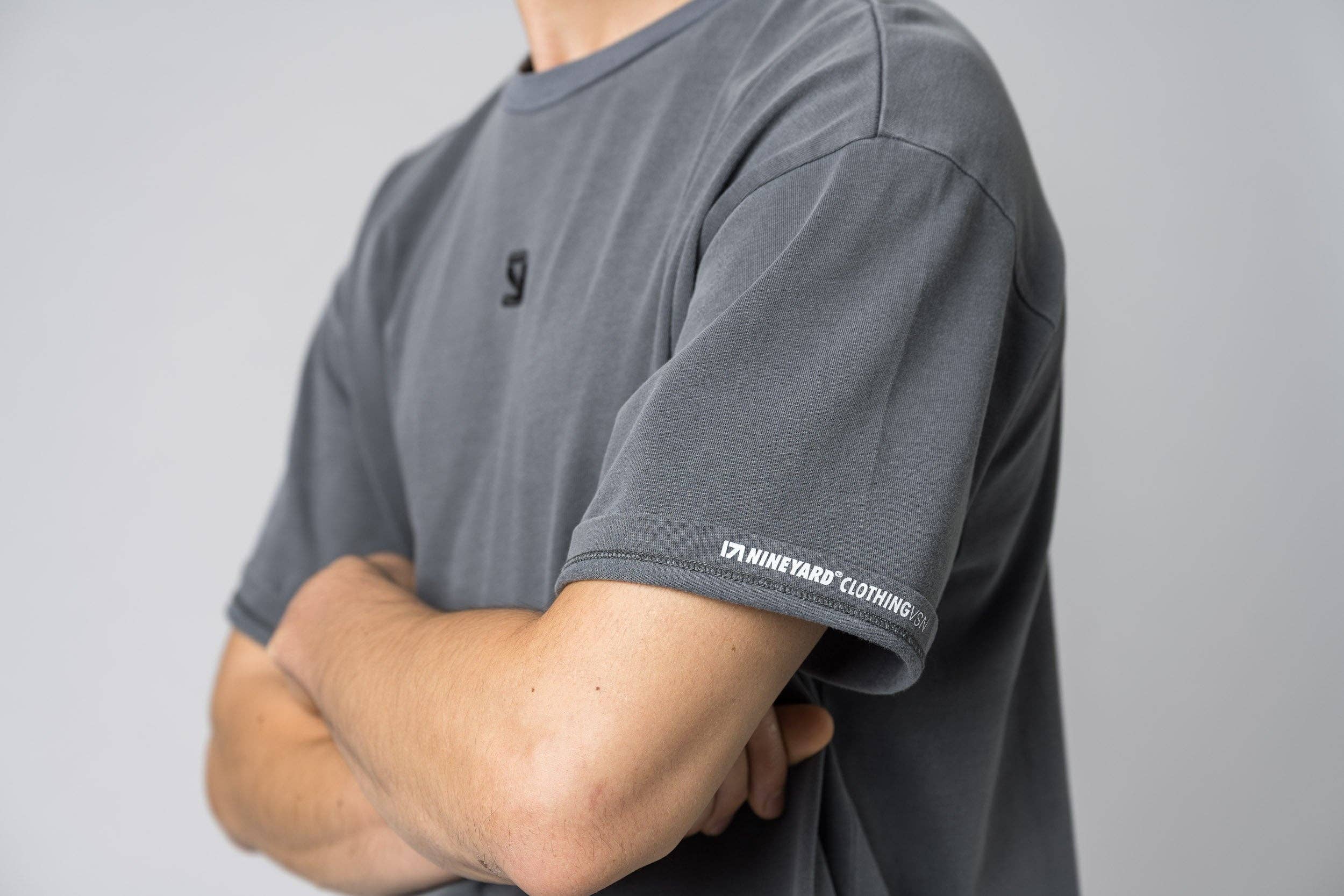 used dark grey CORE. oversize back pocket t-shirt for wholesale on Faire2