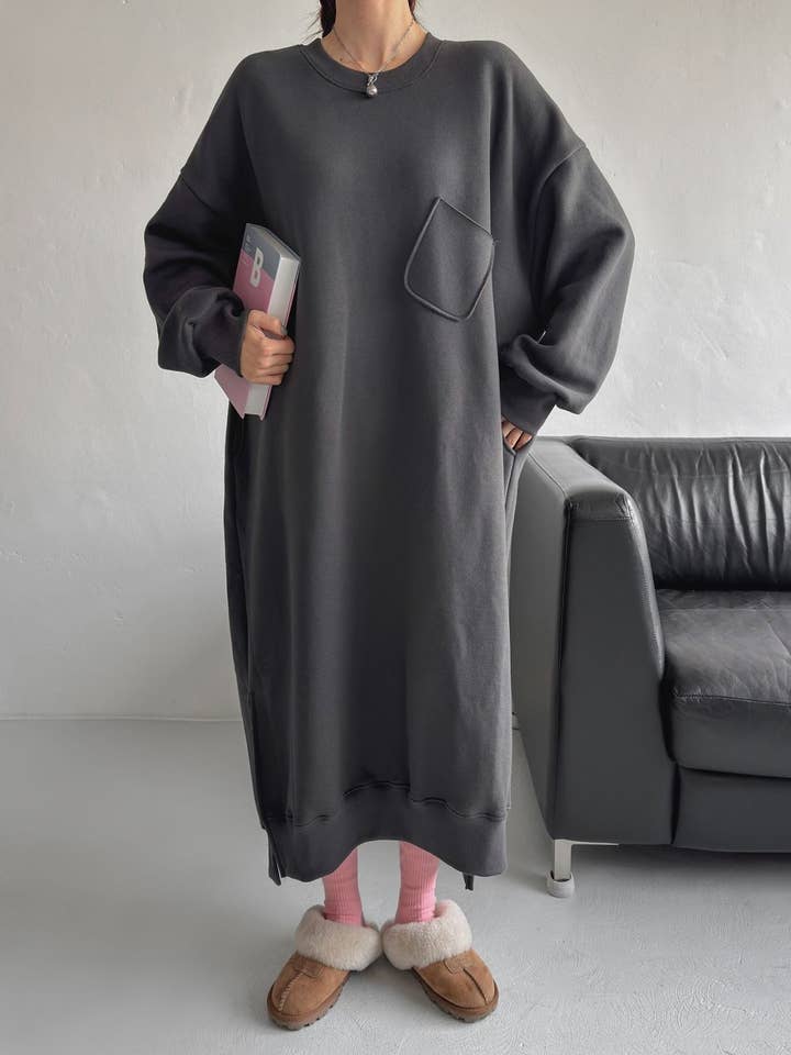 Little Light - Wholesale Dress - Women's - Cozy Long Fleece Ops — Made in Korea8