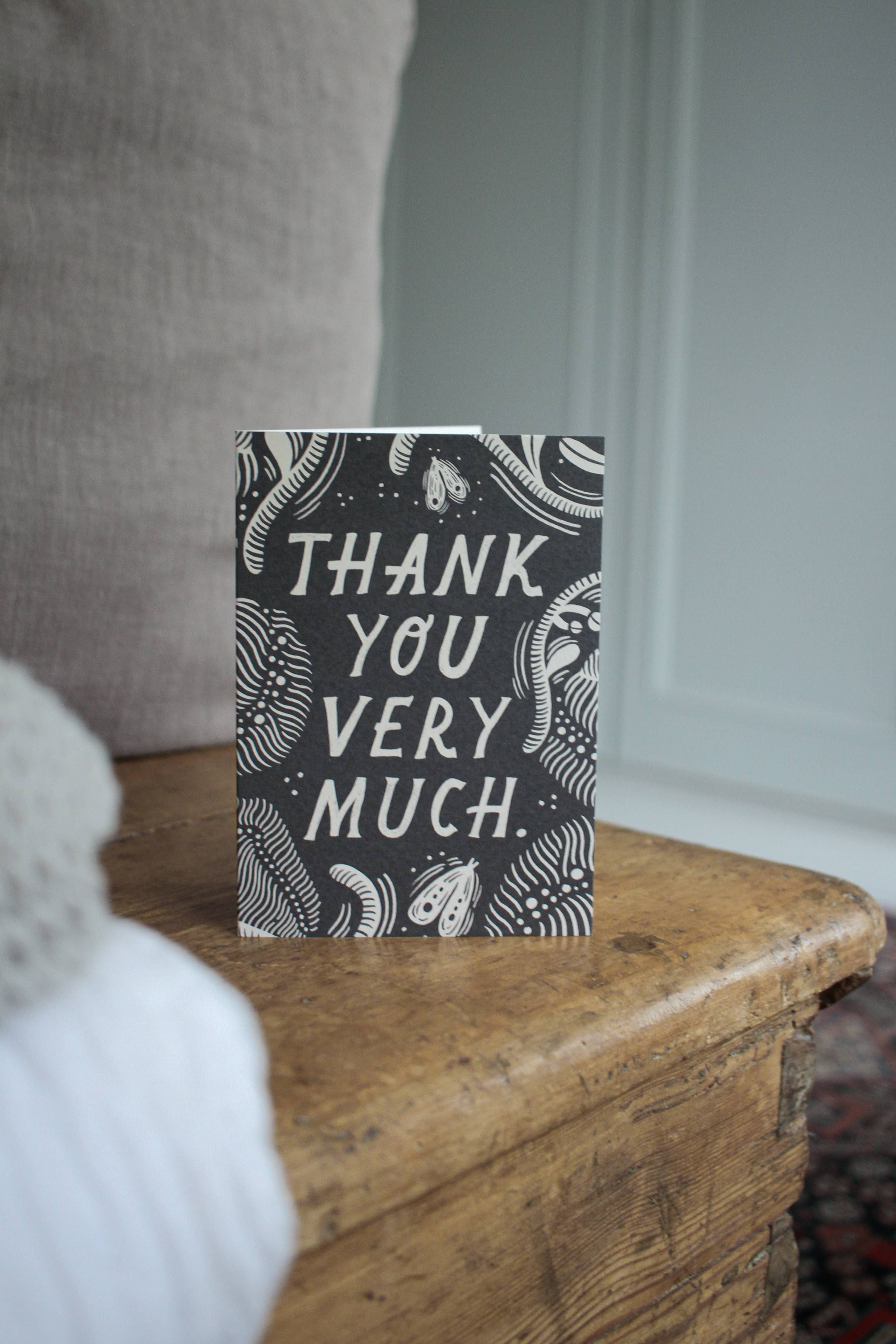 Lauren Marina - Wholesale Thank You Card - 'Thank You Very Much' Thank You Card2