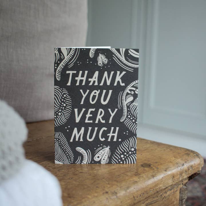 Lauren Marina - Wholesale Thank You Card - 'Thank You Very Much' Thank You Card2