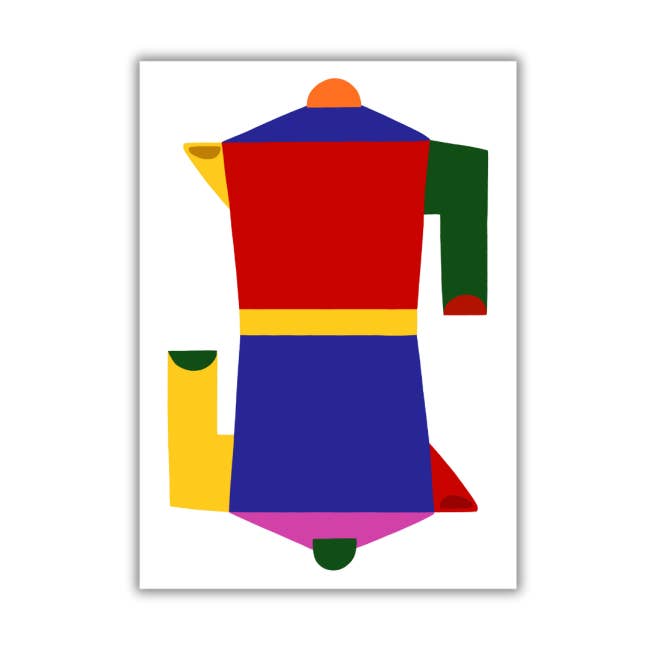 Two moka pots - poster 70x50 for wholesale by Colorobe