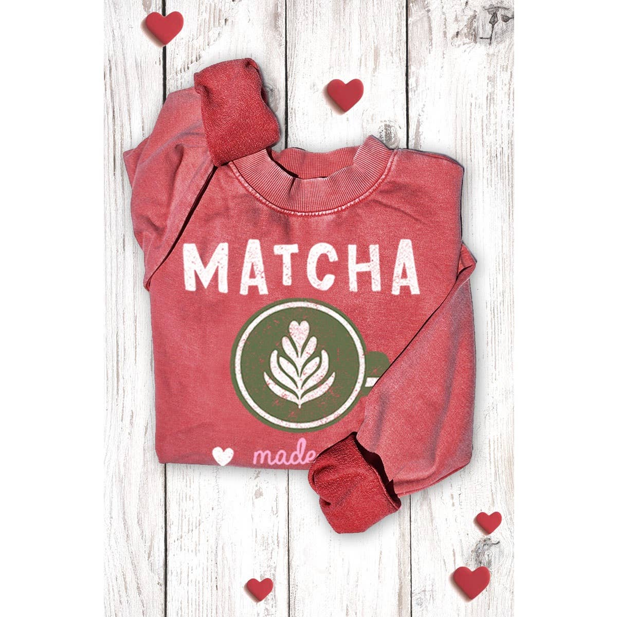 HRTandLUV - Wholesale Sweatshirt - Women's - MATCHA MINERAL GRAPHIC SWEATWHIRTS2