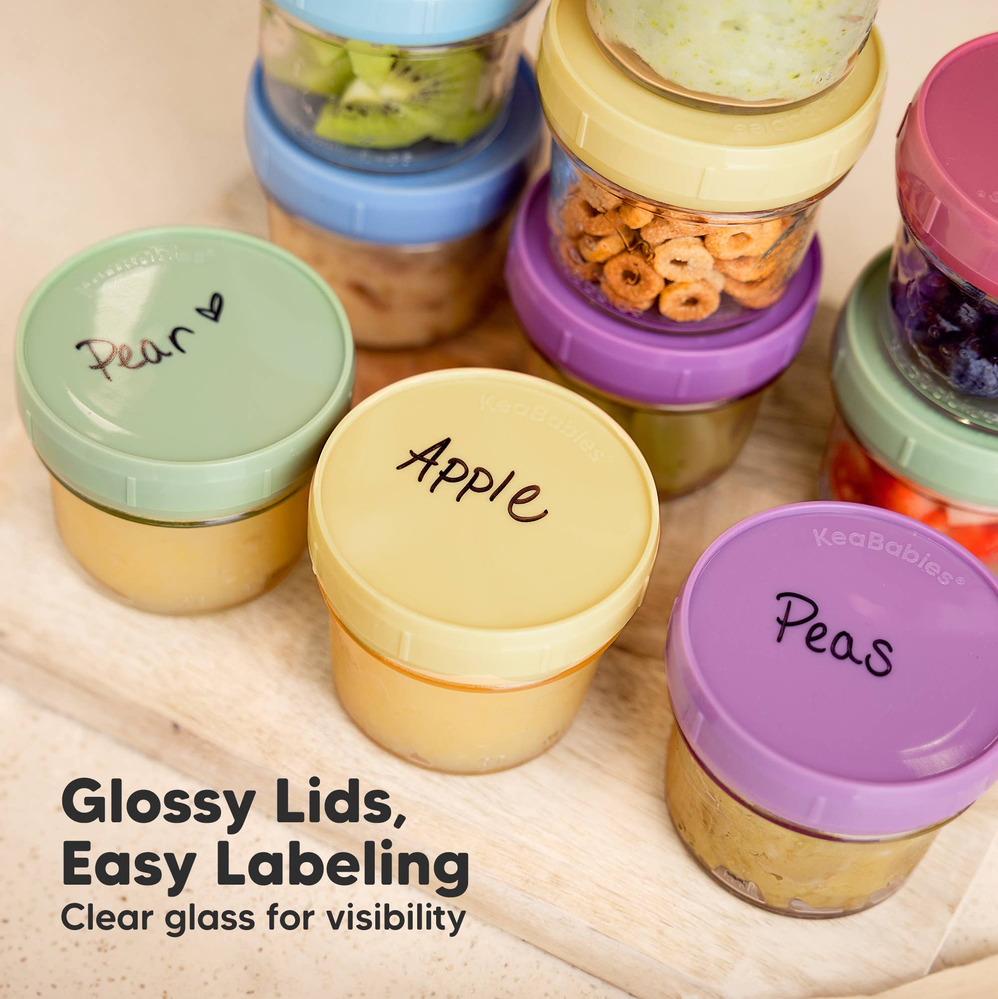 Nord 12pk Prep Baby Food Storage Containers, Leak-Proof Food Jars for wholesale on Faire5