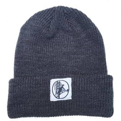 Gorro gris carbón con Golden Gate Dino Patch para venta al por mayor de Animal Instincts