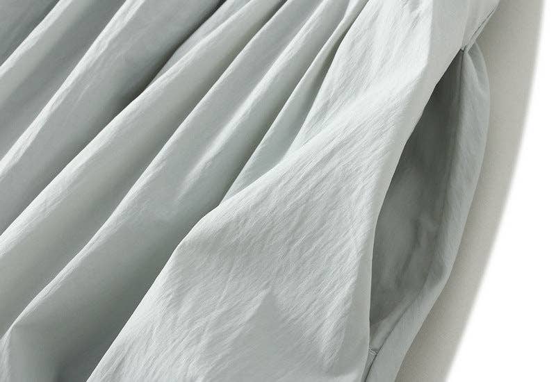 VividLux - Wholesale Skirt - Women's - High Waist Paperbag Lantern Skirt – Women's Midi Skirt5