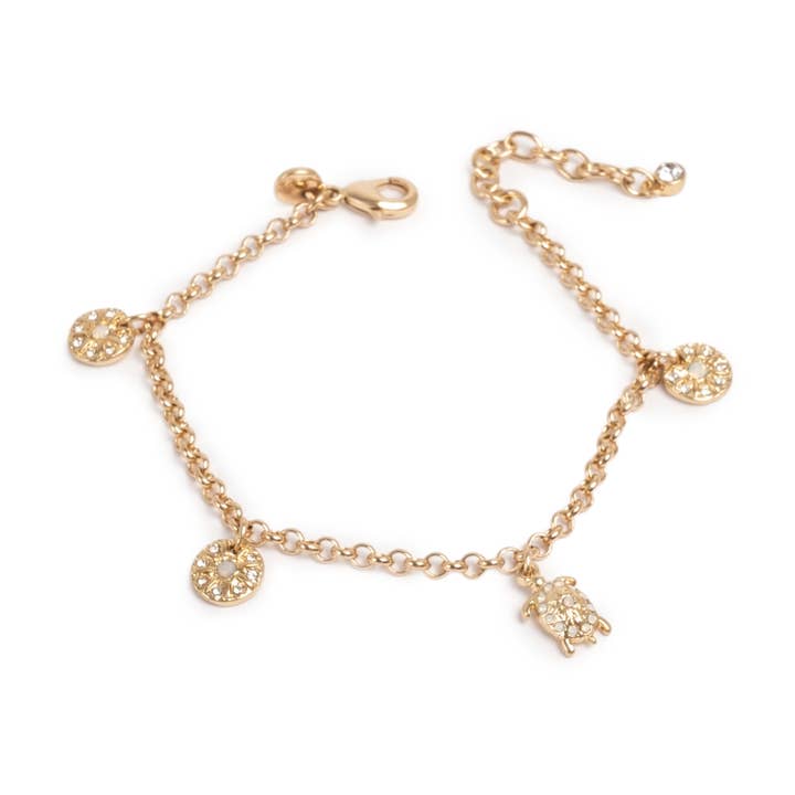 Serenity guldskildpadde armbånd for engroshandel hos A&C Oslo