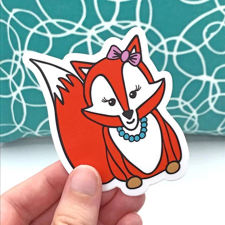 Foxy Lady Vinyl Sticker for wholesale by Sunny Day Designs