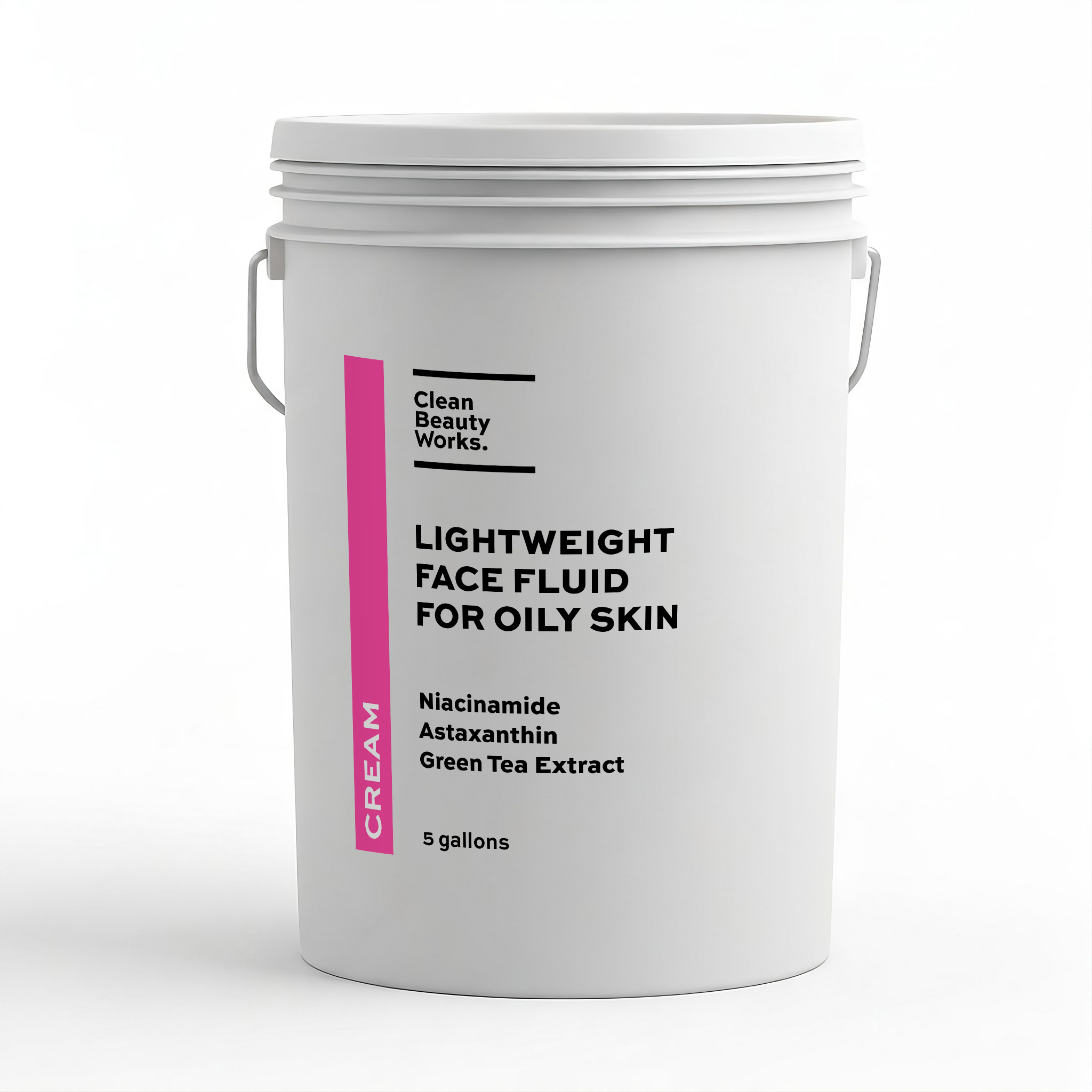 Clean Beauty Works. - Wholesale Facial Moisturizer - Lightweight Face Fluid for Oily Skin, Niacinamide & Hemp Seed Oil3