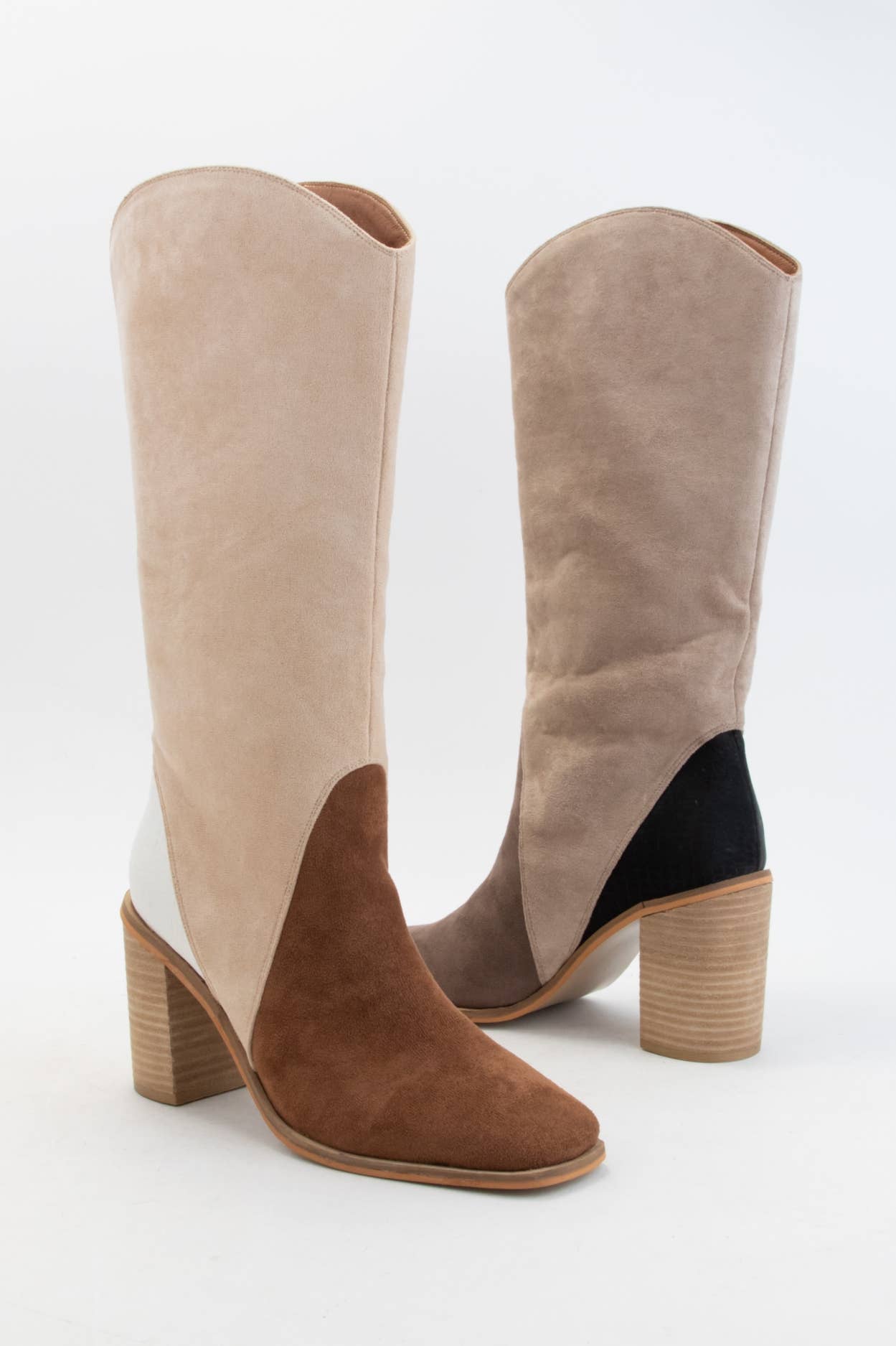 CCOCCI - Vente Bottes – femme - MINI-PACK CCOCCI | BOTTES HAUTES TRICOLORES KRISTIN8