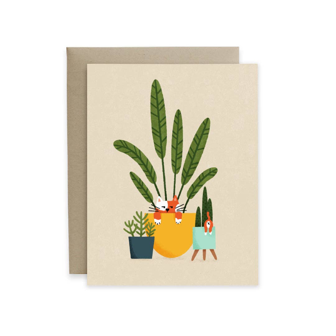 Hideaway House Studio - Wholesale Everyday Greeting Card - Kitties Card