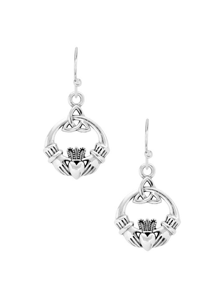 Irish Claddagh Earrings - SF for wholesale by Zoey Simmons
