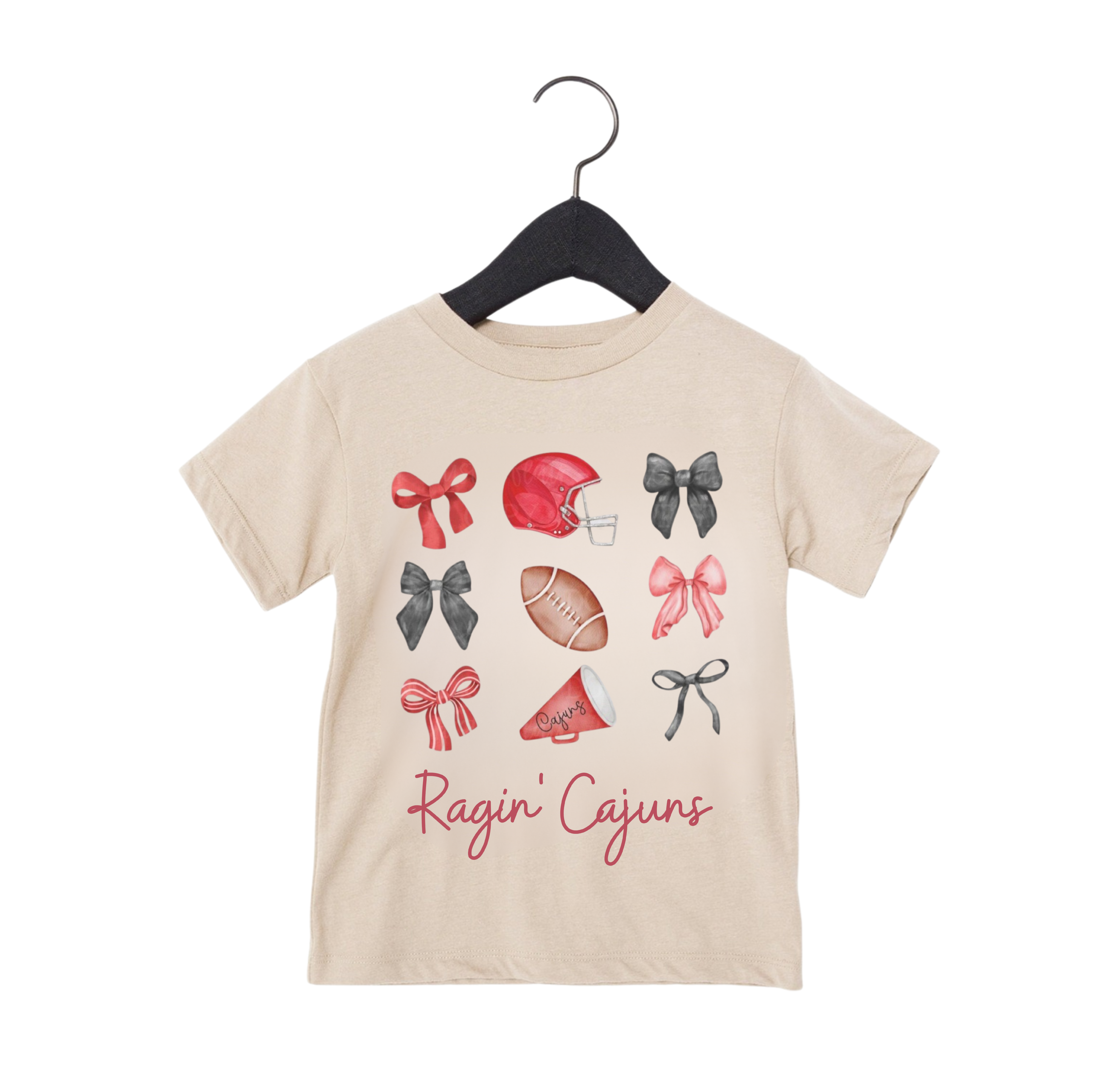 ntrl co. - Wholesale Screen Printed T-Shirt - Kids - Ragin Cajuns Graphic Tee0