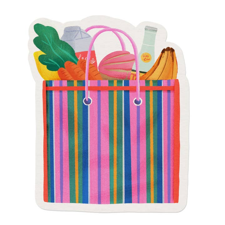 Adesivo in vinile impermeabile Mercado Spanish per la vendita all'ingrosso da parte di Ana Peake