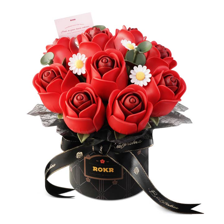 ROKR Röd Ros Bukett 3D Pusselkit för wholesale av Magnote
